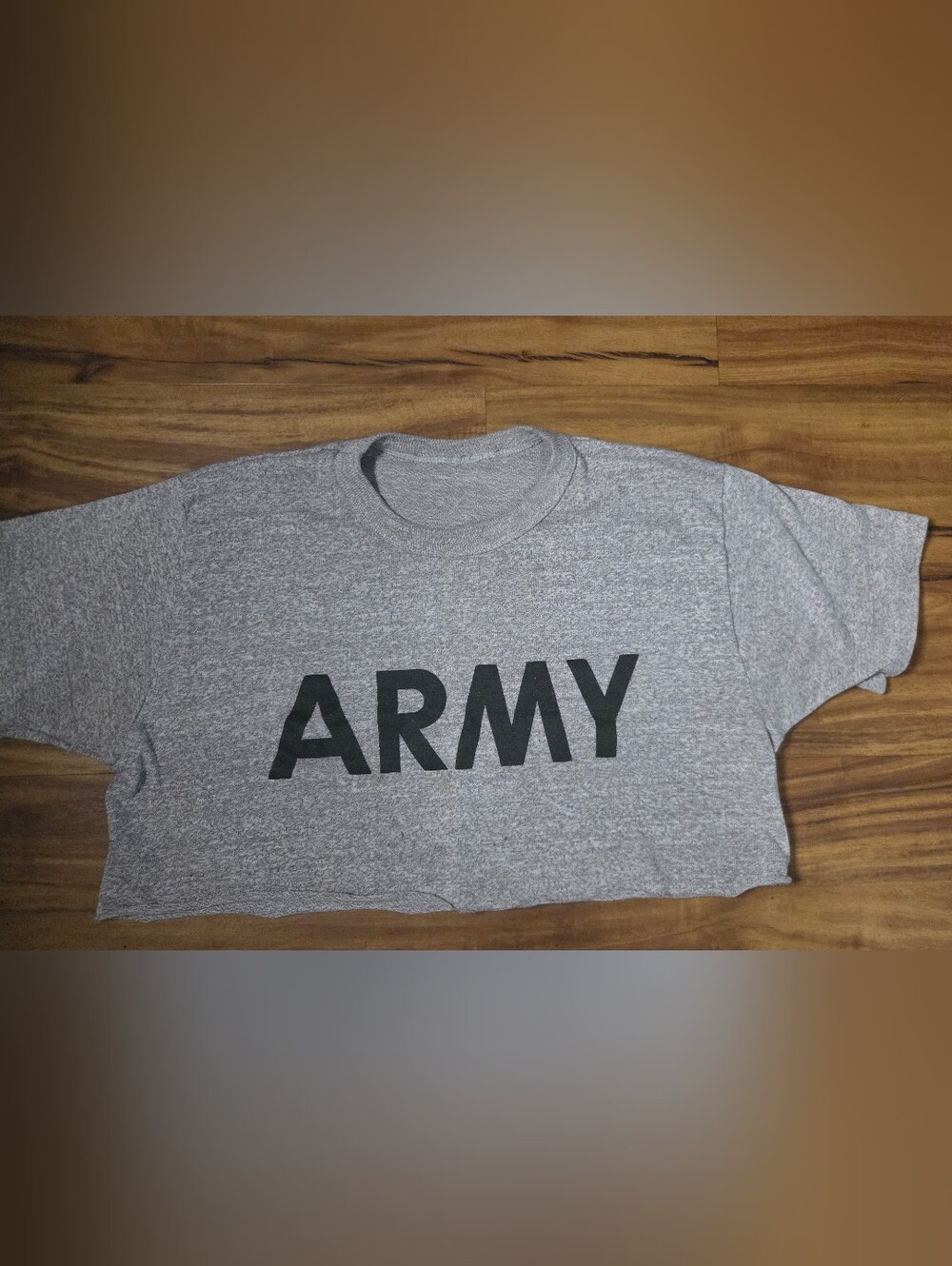 Gray “ARMY” Graphic T-Shirt